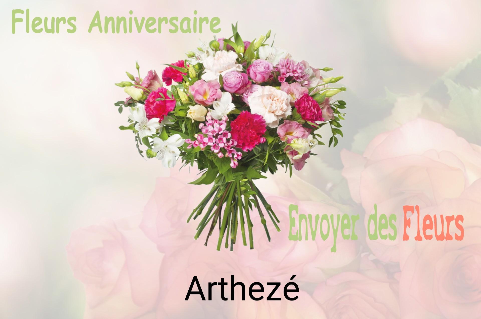 Bouquet de fleurs d’anniversaire livré à Arthezé